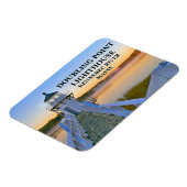 メイン州アローシック島ダブリングポイントライトハウス マグネット (左側)