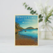 メイン州イーグル湖 ポストカード (スタンド正面)