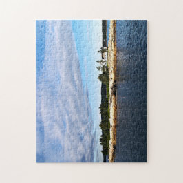 メイン州ウィンターハーバーライトハウス ジグソーパズル