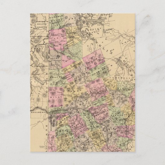 メイン州オックスフォード郡 ポストカード (正面)