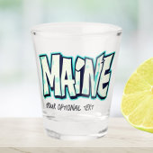 メイン州オブUSAニューイングランドバードリンク ショットグラス