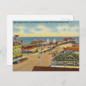 メイン州オールドオーチャードビーチ遊園地 ポストカード (正面/裏面)