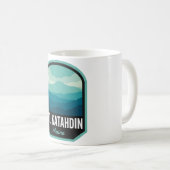 メイン州カタディン山 アパラチアン・トレイル コーヒーマグカップ (正面右)