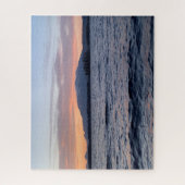 メイン州カターディンの夕日 ジグソーパズル (縦)