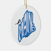 メイン州クリスマスツリーオーナメント セラミックオーナメント (右)