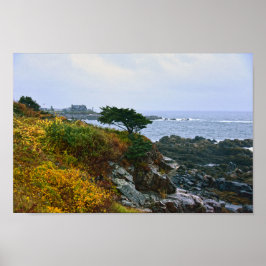 メイン州ケネブンクポートG.H.B Bush Home大統領 ポスター