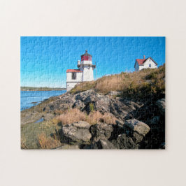 メイン州ケネベックリバーのリスレルポイントライトハウス ジグソーパズル