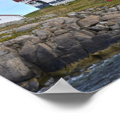 メイン州ケープ・ネディックのナブルライト ポスター (角)