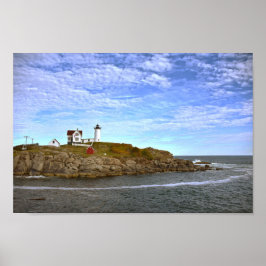 メイン州ケープ・ネディック、ヌブルライトハウス ポスター