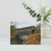 メイン州コリント州ロビビルカバードブリッジ ポストカード (スタンド正面)