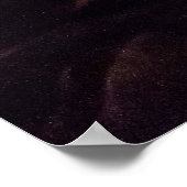 メイン州ゴールズボロ湾の夜空 ポスター (角)