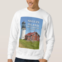 メイン州スウェットシャツSeguin Island Light house