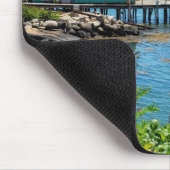 メイン州ストニントンのウォーターフロント マウスパッド (コーナー)