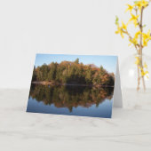 メイン州セバゴレイク カード (黄色い花)