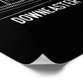 メイン州ダウニーンスター・ロブスター漁船Tシャツ ポスター (角)