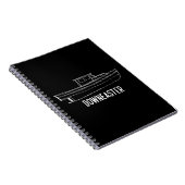 メイン州ダウネアスターロブスター魚釣りボートTシャー ノートブック (右側)