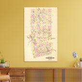 メイン州ピスカタキス郡 キャンバスプリント (インサイチュ (リビング))