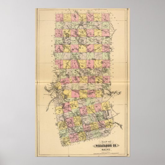 メイン州ピスカタキス ポスター (正面)