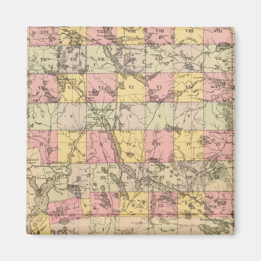 メイン州ピスカタキス マグネット (正面)