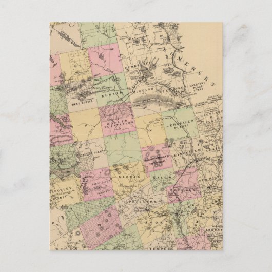 メイン州フランクリン郡 ポストカード (正面)