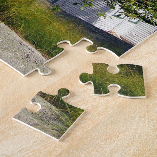 メイン州ベイカーアイランドライトハウス ジグソーパズル (側面)