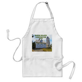 メイン州ベイカーアイランドライトハウス スタンダードエプロン