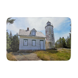 メイン州ベイカーアイランドライトハウス バスマット