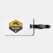 メイン州ベイカー州立公園 ラゲッジタグ (裏面横)