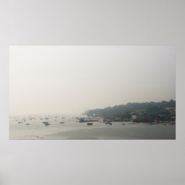 メイン州ベルファストの港 ポスター