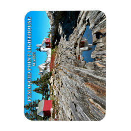 メイン州ペマキッドポイントライトハウス マグネット