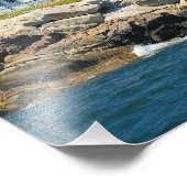 メイン州ホワイトヘッドアイランドライトハウス フォトプリント            (角)