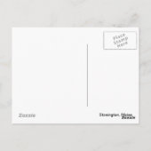 メイン州ポストカードストニントン ポストカード (裏面)