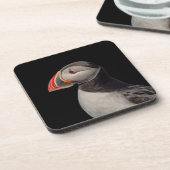 メイン州マキャスの大西洋パフィン コースター (左側)