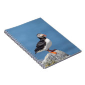 メイン州マキャスの大西洋パフィン ノートブック (右側)