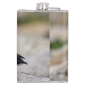 メイン州マキャスの大西洋パフィン フラスク (裏面)