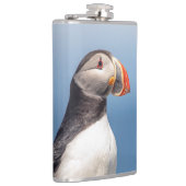 メイン州マキャスの大西洋パフィン フラスク (右)