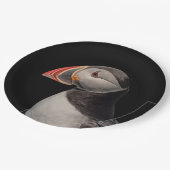 メイン州マキャスの大西洋パフィン ペーパープレート (アングル)