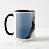 メイン州マキャスの大西洋パフィン マグカップ (左)