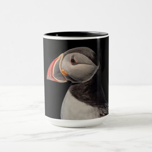 メイン州マキャスの大西洋パフィン マグカップ (中央)