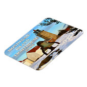 メイン州モンハイガンアイランドライトハウス マグネット (左側)