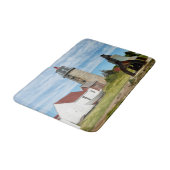 メイン州モンヘガン島灯台 バスマット (アングル)