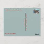 メイン州ヨークハーバーのロッキー海岸線 ポストカード (裏面)