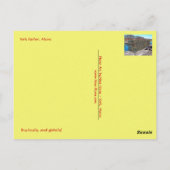 メイン州ヨークハーバー ポストカード (裏面)