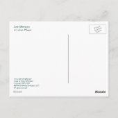 メイン州ルベックの午後遅く ポストカード (裏面)