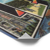 メイン州レウィストン（リバーシーン） ポスター (角)