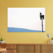 メイン州山砂漠島前のオスプレイ キャンバスプリント (インサイチュ (リビング))