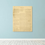 メイン州州序章アトラス キャンバスプリント (インサイチュ (ウッドフロア))