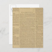 メイン州州序章アトラス ポストカード (正面/裏面)