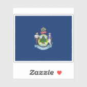 メイン州旗 シール (シート)