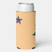 メイン州旗（1901年～1909年） スリム缶クーラー (Seltzer裏面)